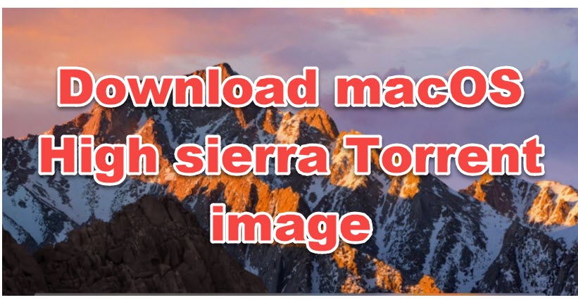 mac os high sierra beta torrent